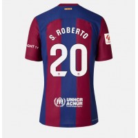 Dámy Fotbalový dres Barcelona Sergi Roberto #20 2023-24 Domácí Krátký Rukáv